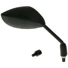 mirror Sport right, M8 / M10 left- / right-hand thread (adapters), oval black - universal VC20005