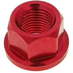 Mutter Radachse Aluminium rot eloxiert - M12x1,75 VC21205