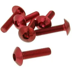 Bolzen Schraubensatz 6 Stück Verkleidung rot - M5x20 VC21230