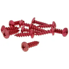 Bolzen Schraubensatz 12 Stück Verkleidung rot - 6x20 VC21262