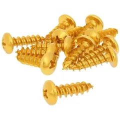 Bolzen Schraubensatz 12 Stück Verkleidung gold - 6x20 VC21263