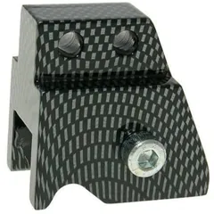 shock extender CNC 2-hole adjustable mounting - carbon look for Minarelli VC21301