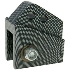 shock extender CNC 2-hole adjustable mounting - carbon look for Peugeot vertical VC21307