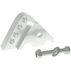 shock extender CNC 4-hole adjustable mounting - silver for Minarelli horizontal VC21332