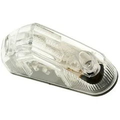 tail light LED transparent 83x22mm with license plate illumination E-marked universal VC21602