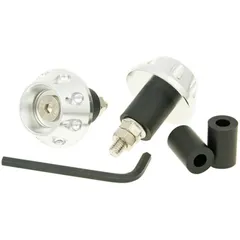 Lenkergewichte Lenkerende Vibrationsdämpfer Flat 13,5 / 17,5mm - silber VC23340