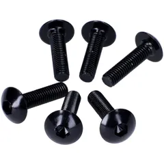 fairing screws hex socket head - anodized aluminum black - set of 6 pcs - M5x20 VC43305
