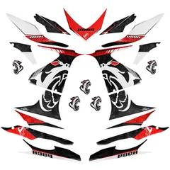 Aufkleber Dekor / Sticker Kit VOCA Racing für Yamaha Aerox, MBK Nitro -2013 VCR-KIT-AEROX