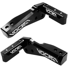 Fußrasten Voca Racing CNC-Alu schwarz für Pitbike YCF Minimotard Pitbikes wie ZS 155, Daytona 190, ZS 190, YX 160, SM 90 VCR-RD0