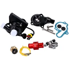 Wasserpumpe Kit komplett VOCA Racing schwarz für Minarelli AM, Generic, KSR-Moto, Keeway, Motobi, Ride, CPI, 1E40MA 1E40MB VCR-R