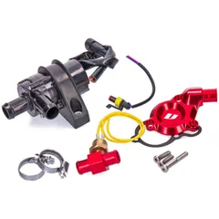 Wasserpumpe Kit komplett VOCA Racing rot für Derbi D50B Euro3 VCR-RD09.192/RE