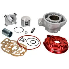 Zylinderkit Voca Bestia Kalotte rot 80ccm d=50mm für Minarelli AM6 VCR-RD1188.80.CYL/RE