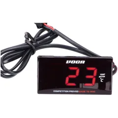 Temperaturanzeige VOCA Racing Temp-Meter 0-120ºC, rot VCR-RD11TEMP/RE