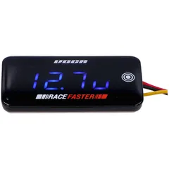 Temperaturanzeige Voltmeter Voca V-TEMP (Touch) 0-120ºC 8-18V blau VCR-RD11VOTEMP/BL