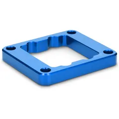 Spacer / Distanzplatte Membranblock Voca CNC 10mm blau für Yamaha DT 50 VCR-RD13.SPC.130.BL