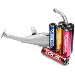 Exhaust Voca Chrome 50/70cc for Derbi Senda, DRD, Aprilia RX, SX VCR-RD15192