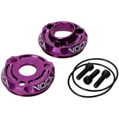 Rear silencer end cap Voca Racing purple VCR-RD304CNC/PU