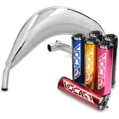 Exhaust Voca Cross chrome 50/70cc for Fantic VCR-RD38181