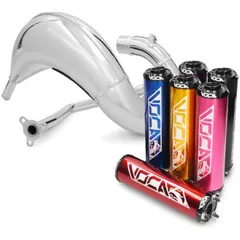 Exhaust Voca Cross chrome 50/70cc for Rieju MRT50 VCR-RD38185