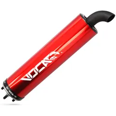 Rear silencer Voca Racing for Combat red 70cc VCR-RD40200.01/RE