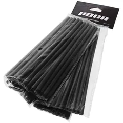 Speichencover Set VOCA 215mm vorn, 190mm hinten - je 38 Stück - schwarz VCR-SD200/BK