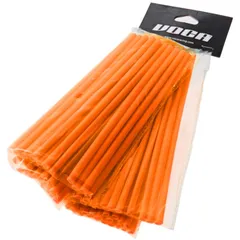 spoke cover set VOCA 215mm front, 190mm rear - 38 pcs each - orange VCR-SD200/OR