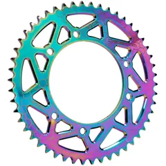 Kettenrad Voca CNC 50 Zähne 420 titan für Derbi Senda, MRT VCR-SD450.MRT.50/TI