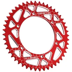 Kettenrad Voca CNC 48 Zähne 420 rot für Derbi Senda SM, DRD VCR-SD450.SDA.48/RE