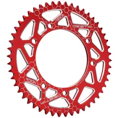 Kettenrad Voca CNC 50 Zähne 420 rot für Derbi Senda SM, DRD VCR-SD450.SDA.50/RE