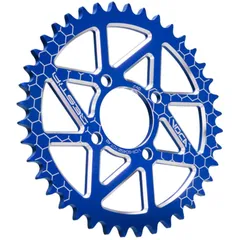 Kettenrad Voca CNC 40 Zähne 420 blau für Yamaha DT 50 VCR-SD450.YDT.40/BL