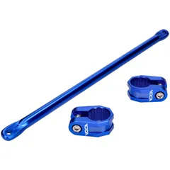 Handlebar clamp with handlebar stay VOCA Racing CNC blue VCR-SD900.RBK/BL