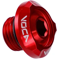 Öleinfüllschraube Voca Racing M14x1,5 rot für Minarelli liegend VCR-SD9166/RE