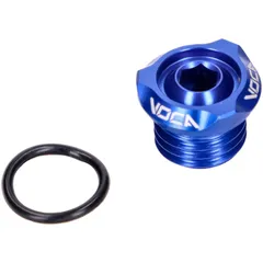 Öleinfüllschraube VOCA V2 CNC blau für Minarelli AM, Generic, KSR-Moto, Keeway, Motobi, Ride, 1E40MA, 1E40MB VCR-SD9188.V2/BL
