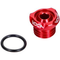 Öleinfüllschraube VOCA V2 CNC rot für Minarelli AM, Generic, KSR-Moto, Keeway, Motobi, Ride, 1E40MA, 1E40MB VCR-SD9188.V2/RE
