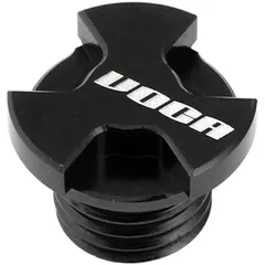 oil screw plug VOCA CNC black for Derbi EBE, EBS, D50B VCR-SD9192/BK