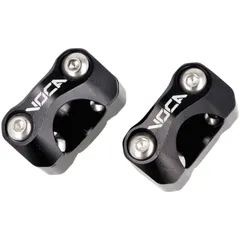 Handlebar clamp adapter VOCA V2 HB28 CNC 22mm to 28mm - black VCR-SD960.V2/BK