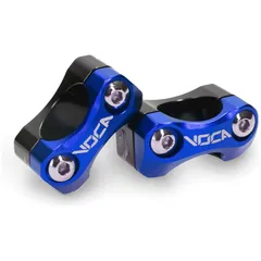 Handlebar clamp Handlebar mounting kit VOCA V2 HB28 CNC 22-28 - blue VCR-SD960.V2/BL
