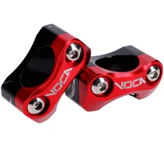 Handlebar clamp Handlebar mounting kit VOCA V2 HB28 CNC 22-28 - red VCR-SD960.V2/RE