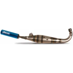 Auspuff Yasuni blau für Peugeot 103 SP/Vogue YA1001-2TD