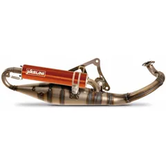 Exhaust Yasuni R-PRO orange for Peugeot horizontal, Ludix, Vicacity, Derbi Hunter YA225R-RPRO