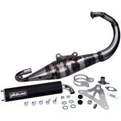 Exhaust Yasuni R-PRO black for Minarelli vertical YA307B-RPRO