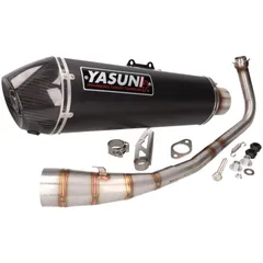 Schalldämpfer Auspuff Yasuni Scooter 4 Black Edition für Honda Forza, SH 125 -2020 -Euro4 YA656BC