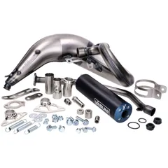 Auspuff Yasuni Cross ML blau für Aprilia RX, SX, Derbi Senda, Gilera EBE, EBS, D50B YA807TA-94
