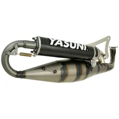 Schalldämpfer Auspuff Yasuni Carrera 16 Carbon für Minarelli liegend YA906C