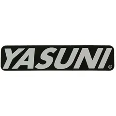 silencer sticker YASUNI 100x30mm YAZ-STICKER4