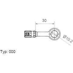 Vario Banjo Fitting 10 mm 0° Edelstahl für Speed Brakes